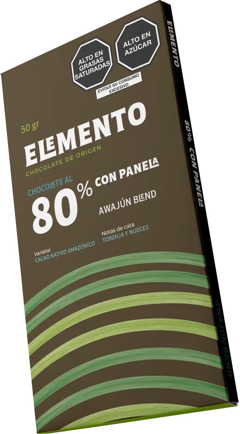 Línea Orígenes Awajún 80% con panela