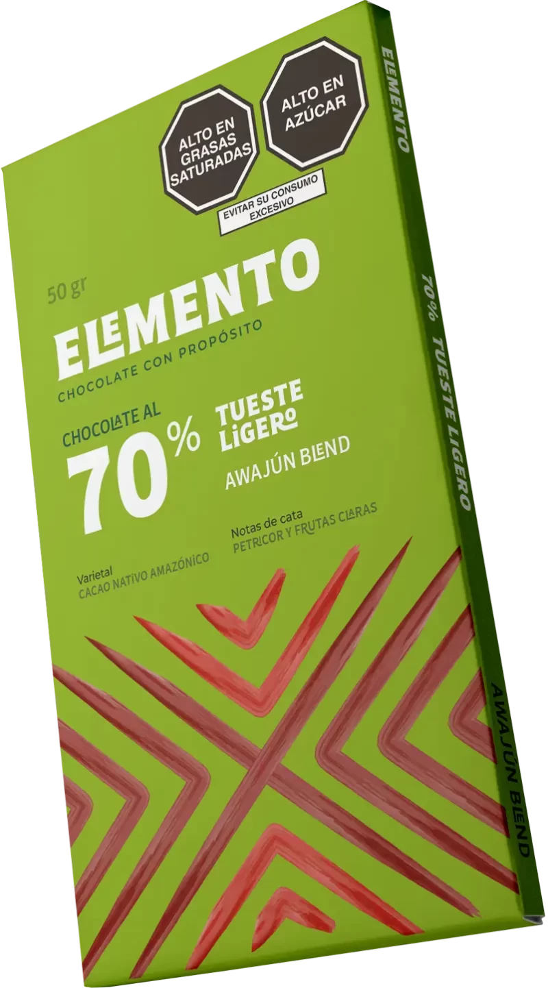 Línea Orígenes Awajún 70% tueste ligero