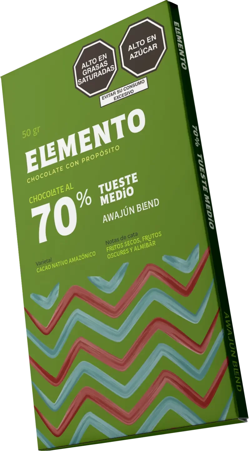 Línea Orígenes Awajún 70% tueste medio