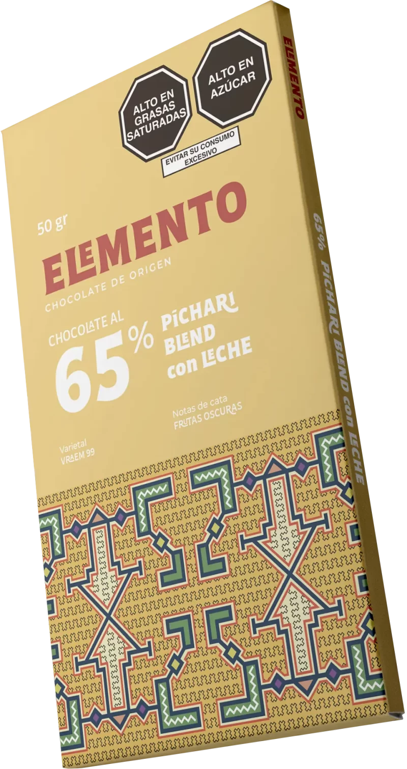 Línea Orígenes Pichari 65% con leche