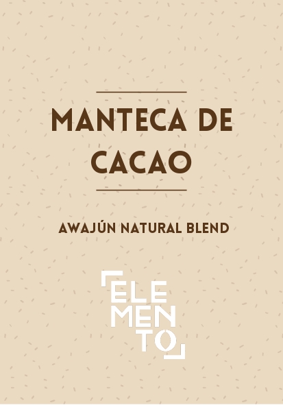 Manteca de cacao