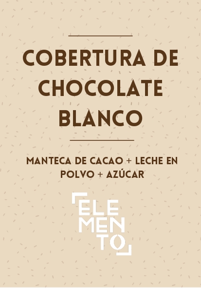 Cobertura chocolate blanco